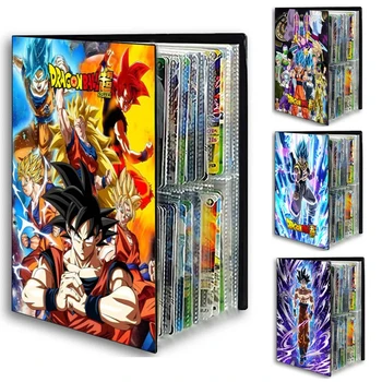 Dragon Ball Son Goku Vegeta Frieza 240 pezzi Album di carte Libro Gioco Porta carte Raccoglitore VMAX Collezione di carte da gioco Giocattoli per bambini Regalo
