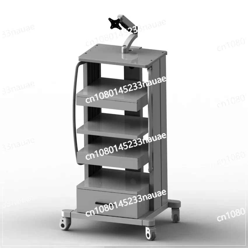 Factory Price NBRIDGE OEM/ODM Medical Trolley Cart Hospital Clinical Endoscope Trolley Cart