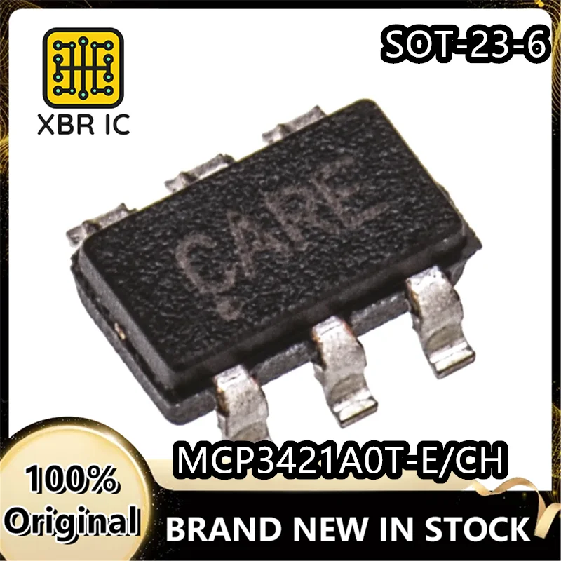 (10/30 pieces) MCP3421A0T-E/CH MCP3421 Silk Screen CA SOT-23-6 Analog-to-Digital Converter Chip Genuine Original Fast Shipping