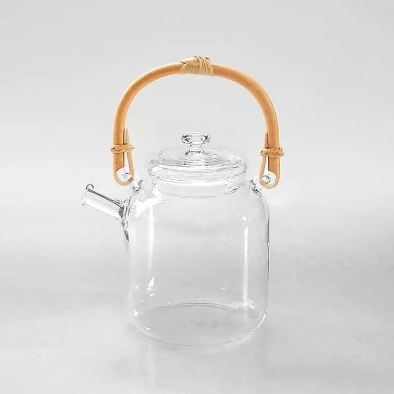 

Handmade heat-resistant glass teapots from studio prepa
