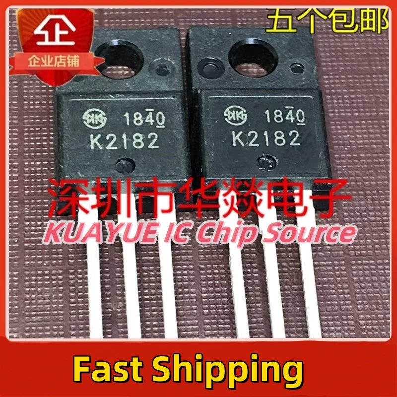 10PCS-30PCS K2182 2SK2182 TO-220F 500V 3A Kualitas Dalam Stok