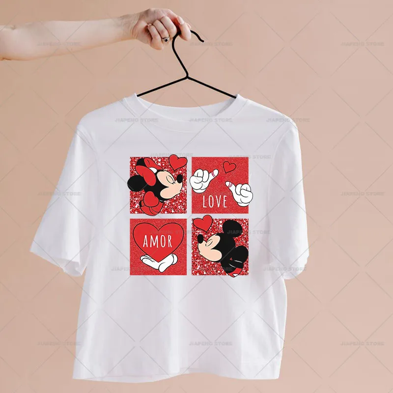 Disney Mickey Mouse Stickers for Clothes Fashion Printed Iron-on Transfer for Clothing Appliques Patches on Jacket DIY