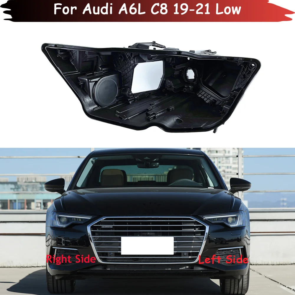 

Основа фары для Audi A6L C8 2019 2020 2021, низкая фара, передняя Автомобильная фара, задняя фара, корпус передней фары