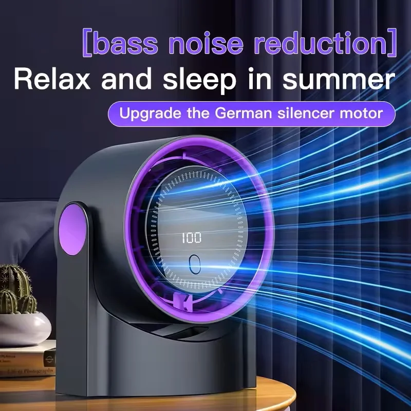 Xiaomi MIJIA 100 Level Electric Fan Circulator Wireless Portable Home Quiet Ventilator Desktop Digital Display Fan Air Cooler