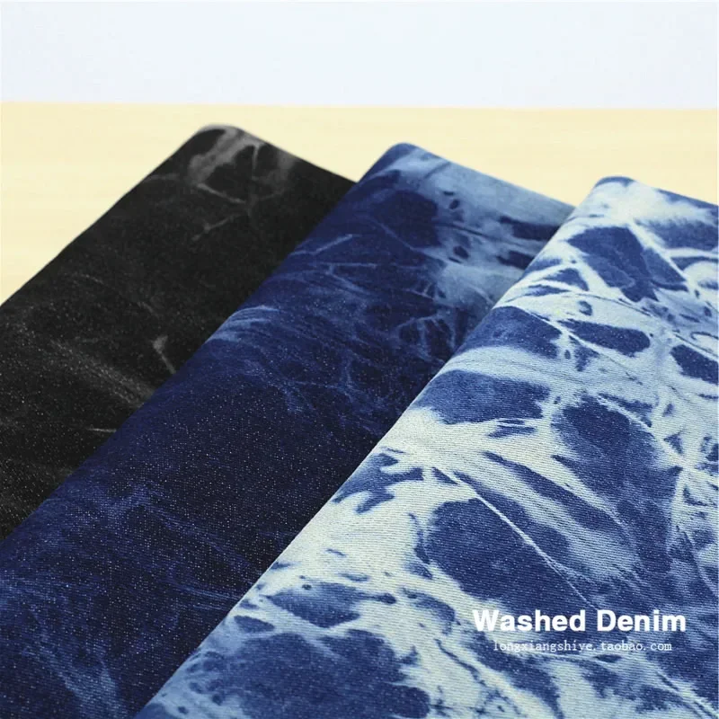 

Окрашенная в галстук эластичная моющаяся джинсовая ткань для мужчин, женщин, детской одежды, пальто, чехол для дивана, сумка, шляпа, модный дизайн, ткань для шитья