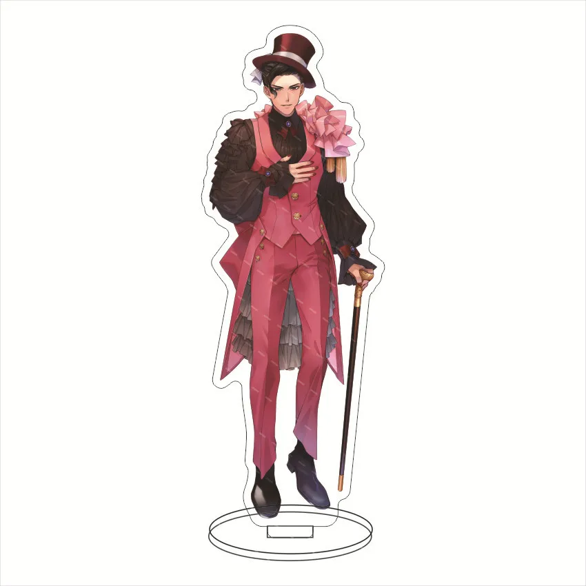 15cm Anime Obey Me! Acrylic Stand Model Plate Lucifer Mammon-Leviathan Satan Asmodeus Beelzebub Belphegor Cosplay Toy key chain