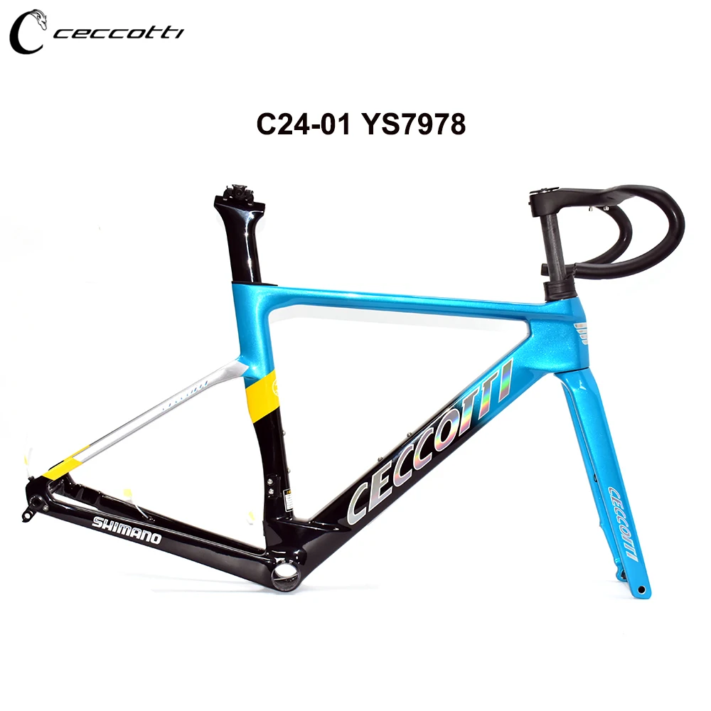 

Модель CECCOTTI RF24, рама шоссейного велосипеда из углеродного волокна, дисковый тормоз, рама гоночного велосипеда, полный скрытый трос, карбоновая рама, дорожная рама
