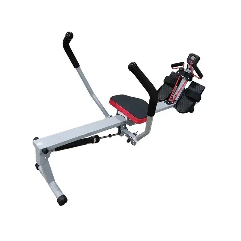 Multifunction Fitness Rowing Machine With 12 Level Adjustable Resistance Indoor Exerciser