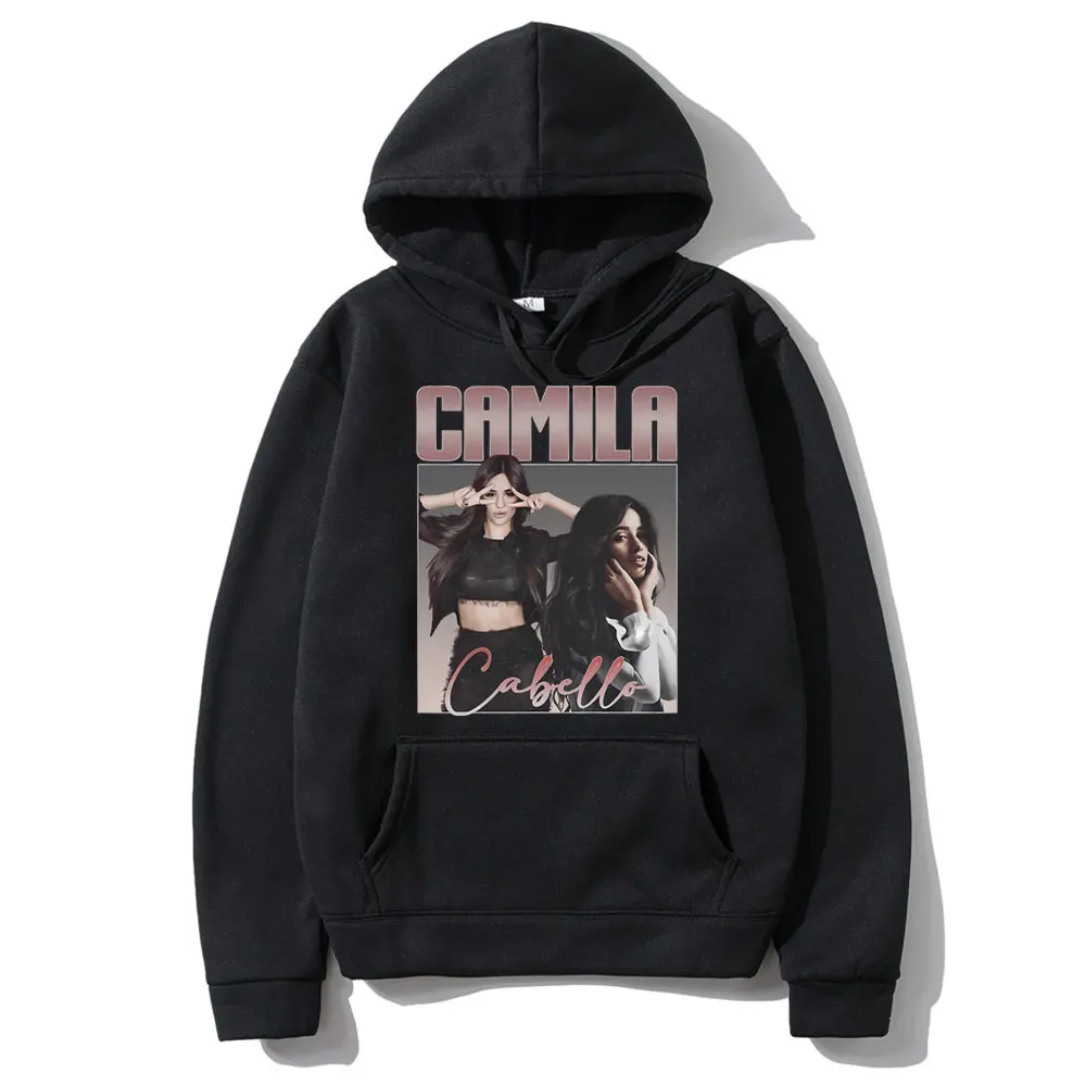 

Camila Cabello Graphic Print Hoodie Men Women Fashion Hip Hop Casual Sweatshirt Unisex Vintage Oversized Fleece Cotton Hoodies