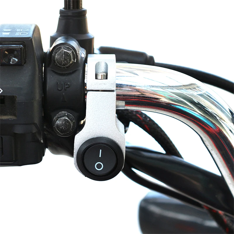 

12V Waterproof Motorcycle Headlight Switch - Aluminum Alloy 2-Wire ON/OFF for Scooter/ATV