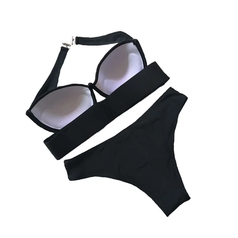 Bikini Swimwear Women 2024 New Bikini Bra Black Pack Swimsuit Women\'s Swimsuit Bikini