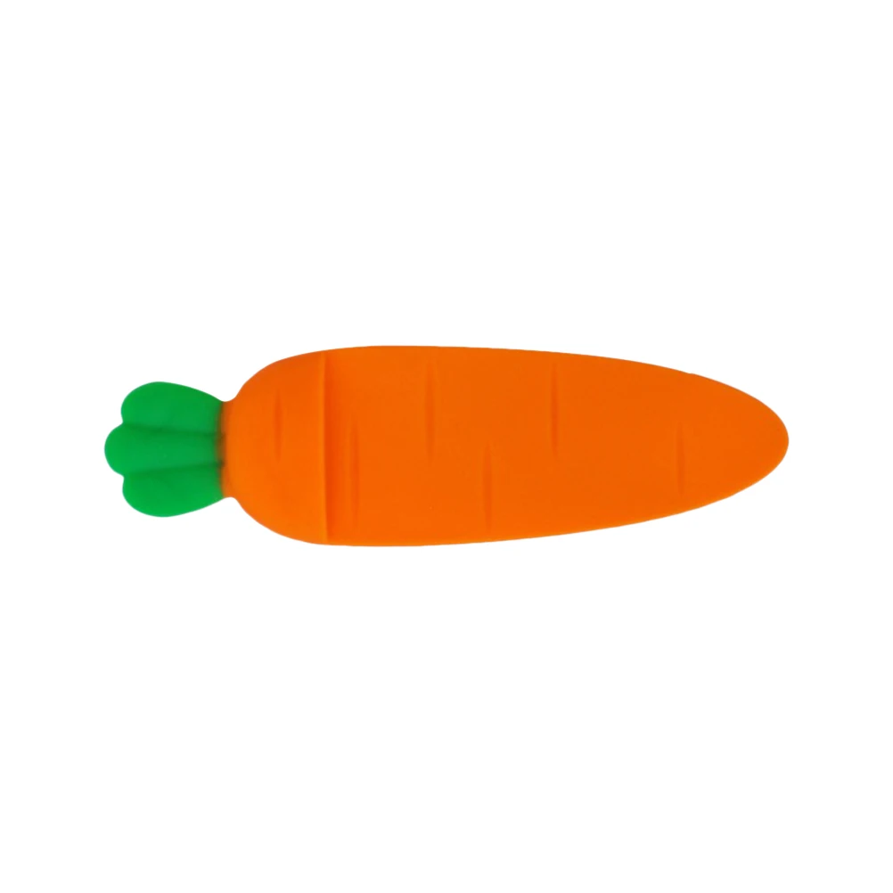 Cute Carrot Cartoon Animal Kawaii Students Bookmark Student Reading Marker Safe Silicone Book Decor Easy Find