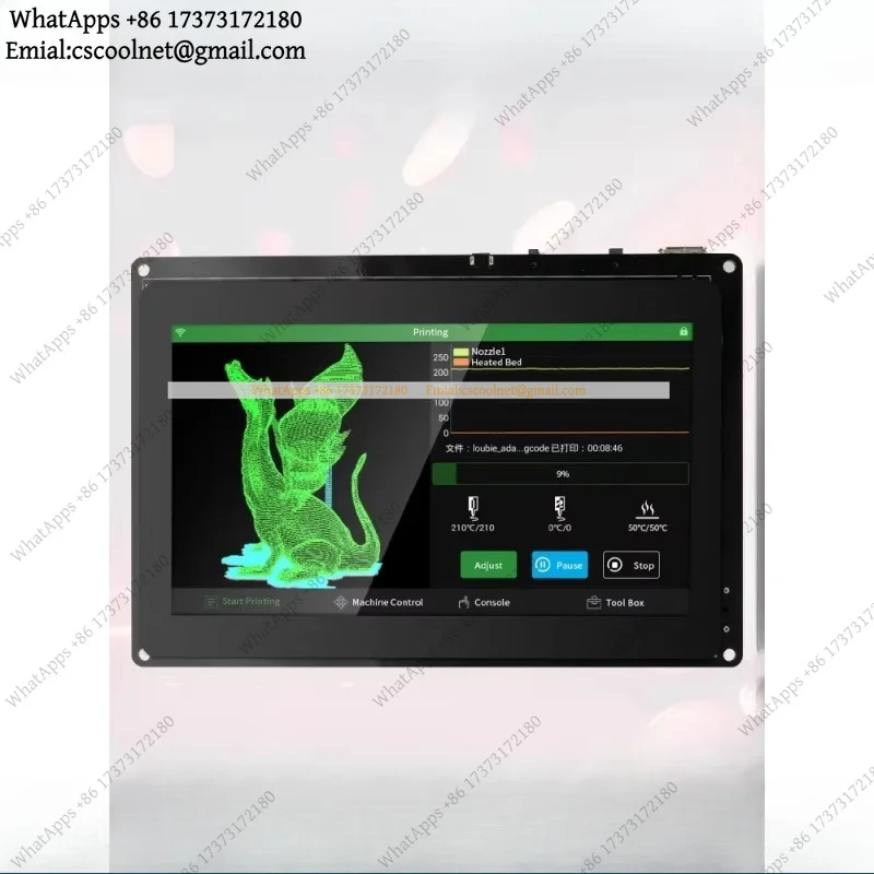 JS04 3D Printing Accessories for 7 Inch Capacitive Screen with Built-in Model Library