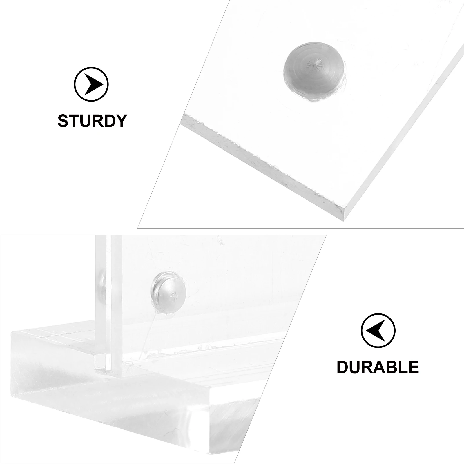 

Advertising Display Board Price Rack Label Holder Merch ise Sign Clip Desk St Acrylic Lightweight Portable Information Presenter