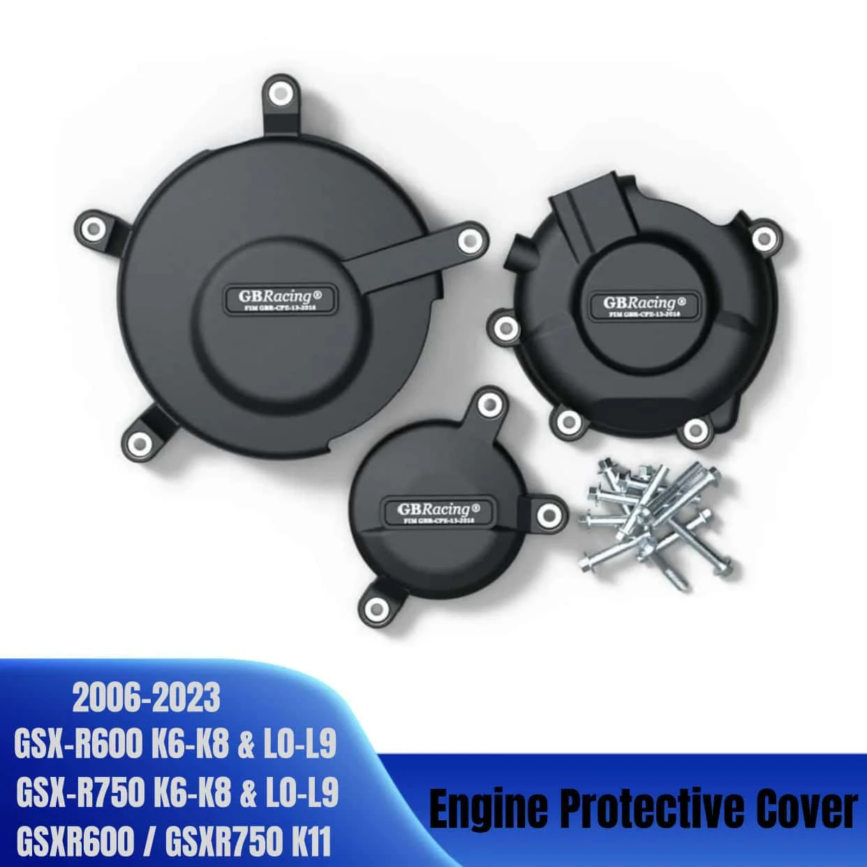 

Engine guard cover For Suzuki GSXR600 GSXR750 GSX-R 600 750 2006-2023 K6 K8 K11 For GBRacing Motorcycle Engine Protection Cover
