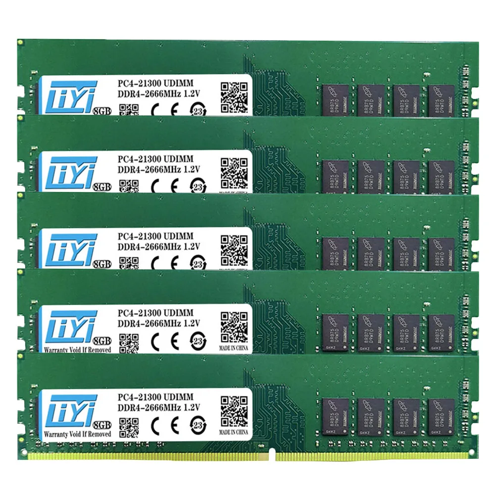 

5PCS PC DDR4 RAM 4GB 8GB 16GB 32GB 64GB 2133MHZ 2400MHZ 2666MHZ 3200MHZ PC4 1.2V Desktop computer Memoria ram ddr4 16gb 3200mhz