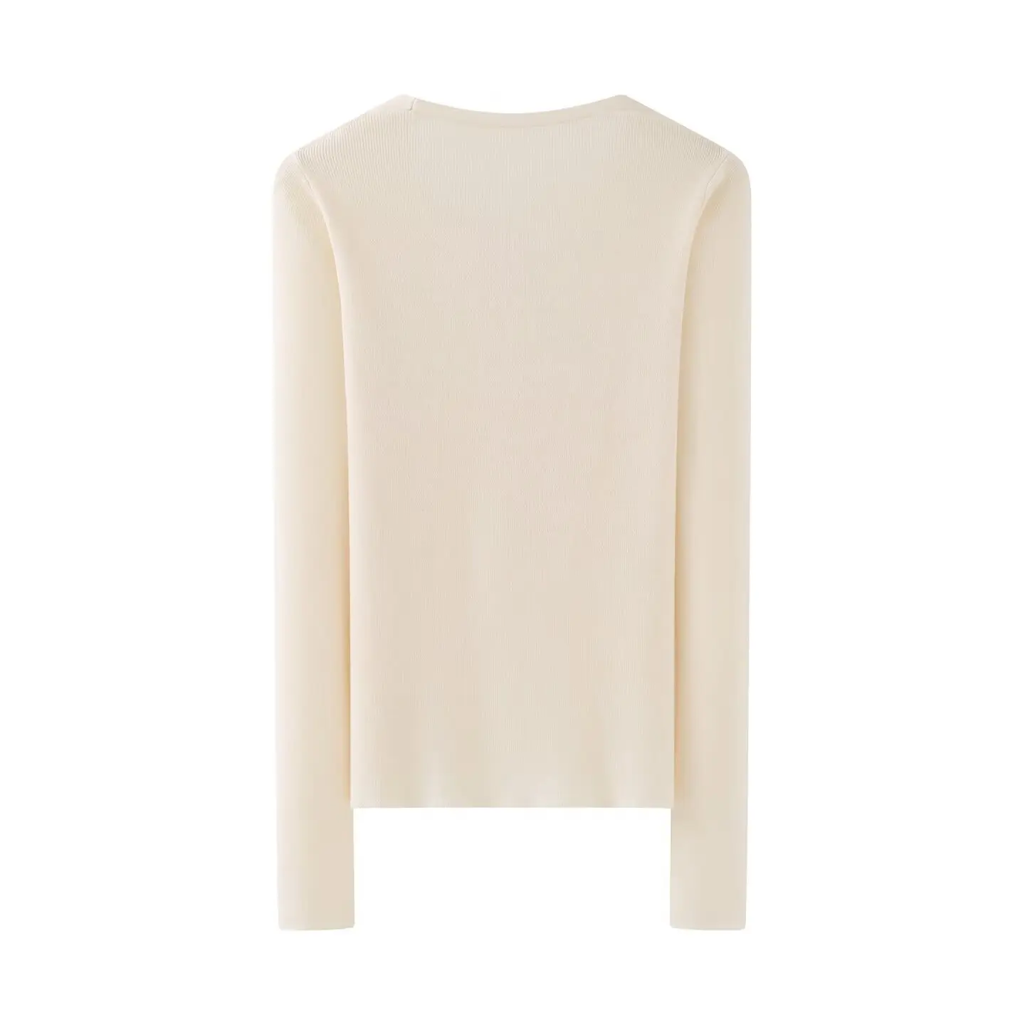 Faionable V-Ne Long Sve Knitted Sweater Slimming Women's Top Commute Sle Autumn Collection 2025 Warmth Guaranteed