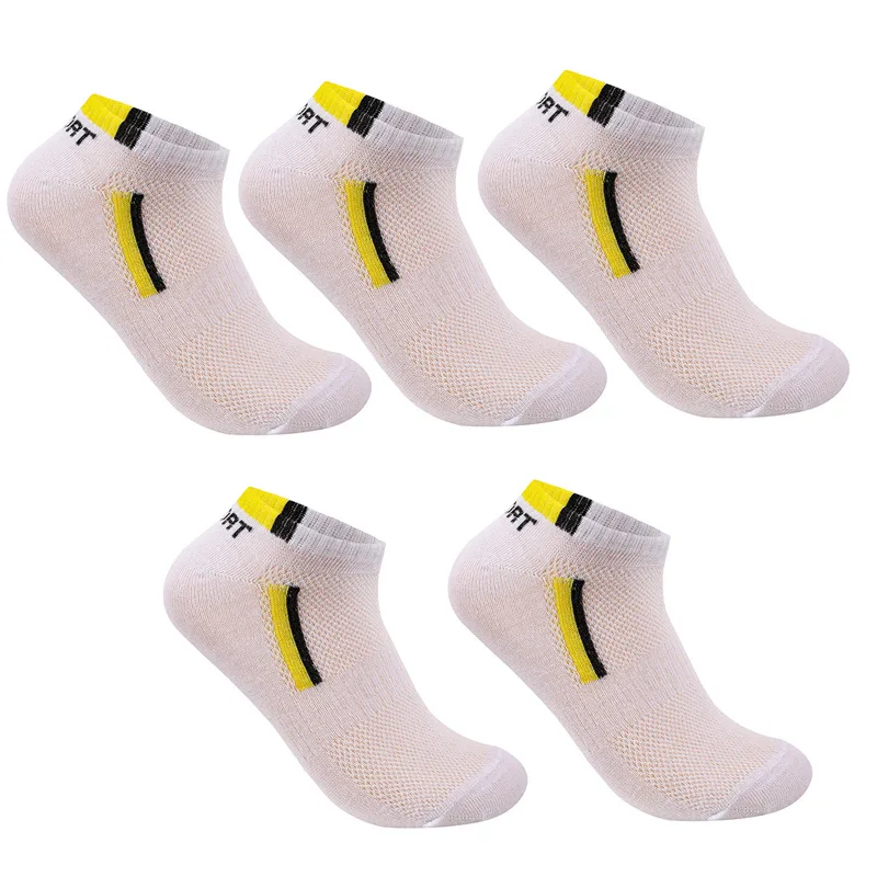 5 Pairs For Women And Men Casual Fashion Low Tube Socks Fashion For Female Breathable and Lovely With Bar Pattern Top Sells