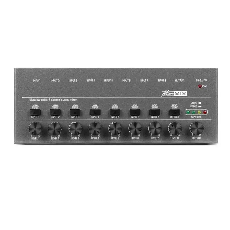 abjf-アップグレードされた-dx800-超低ノイズ-8-チャンネルラインミキサー-ミニサウンドミキサー-電源-dc5v-簡単操作オーディオミキサー