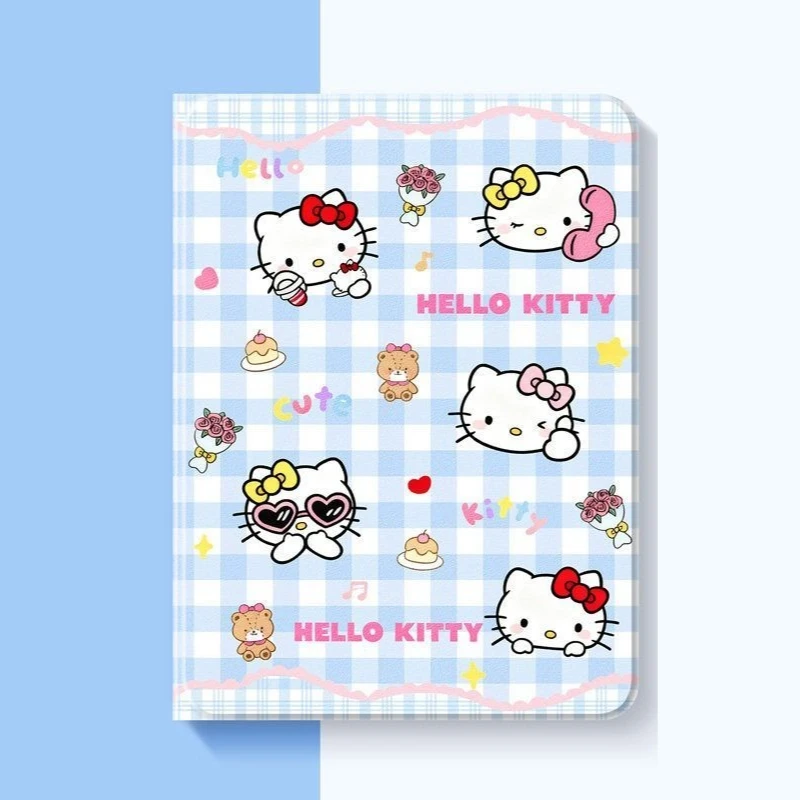 

Hello Kitty Double Side Printed Cover for IPad Air8 11in Air7/6 Air5/4 10.9 Pro Air3 10.5in 11th 10th 9th Multi-Angle Stand Case