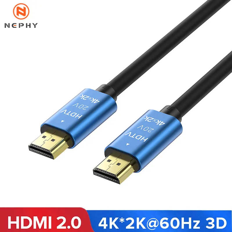 Kabel kompatybilny z HDMI przewód 2.0 4K 60Hz do Xiaomi Xbox PS5 PS4 Splitter cyfrowy przewód kablowy kompatybilny z HDMI 1.5m 10m 20m