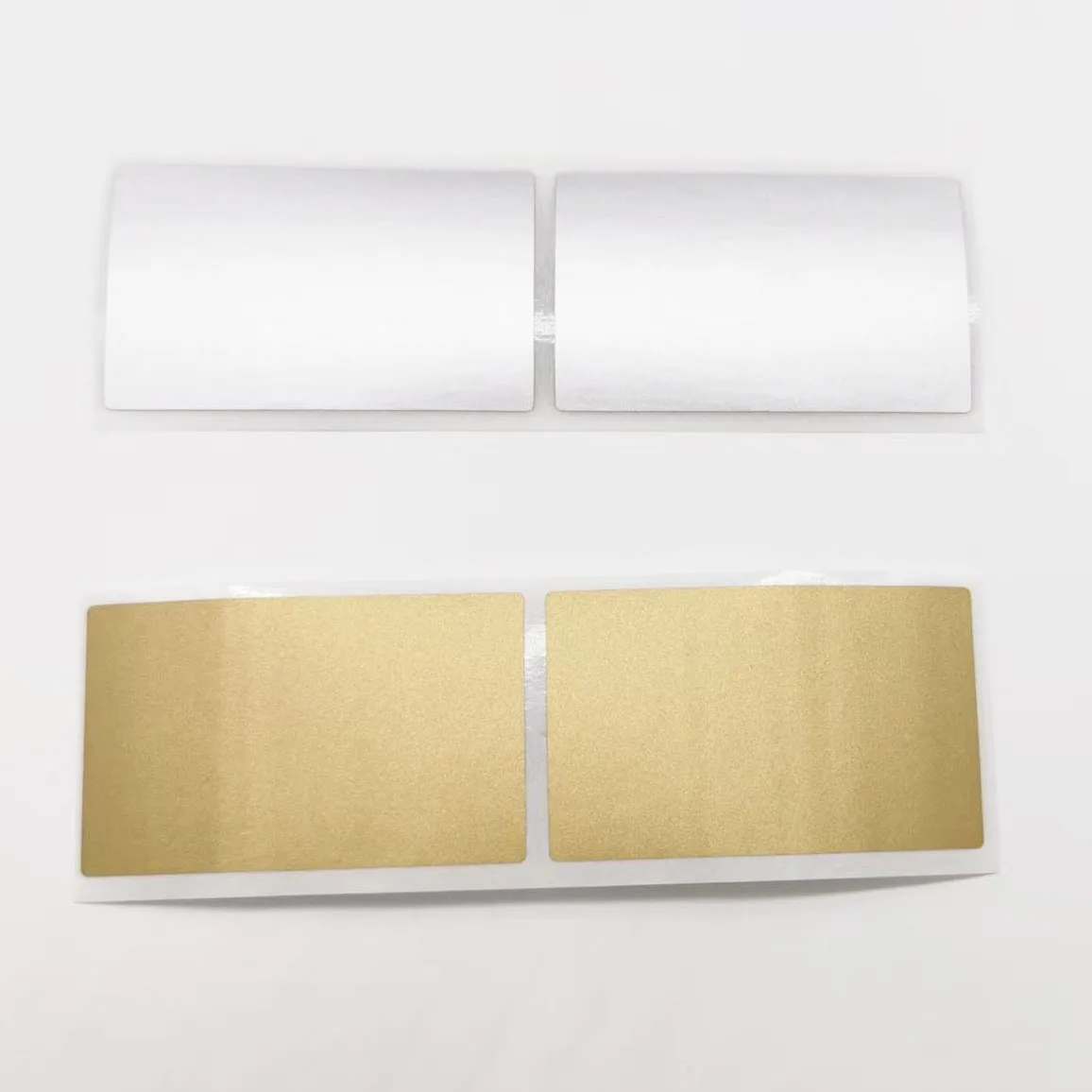 500pcs Scratch Off Sticker 35x58mm GOLD  silver  Color Blank For Postcard Cover Stationery Message Wedding Game Sticker