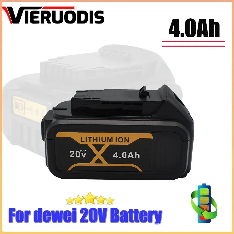 

For dewalt 20V 5.0Ah battery compatible dewalt Cordless screwdriver drill Screw gun wrench impact batteries DCB203 DCB181 DCD790