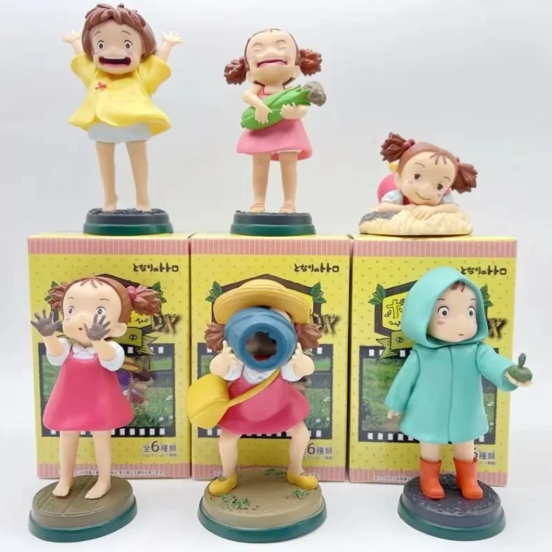 

2026 New Arrival Anime Cute Movie Character Fireflies Girl And Ponyo PVC figure Model Desktop Decoration Kids Toys Birthday Gift