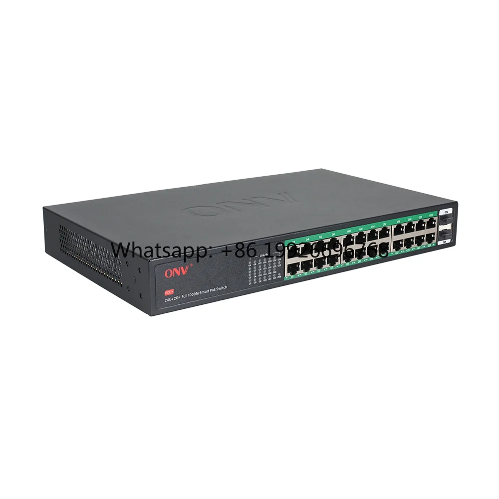 Best Price 26-Port All-Gigabit PoE+ Switch with Dual SFP High-Power for WiFi 6