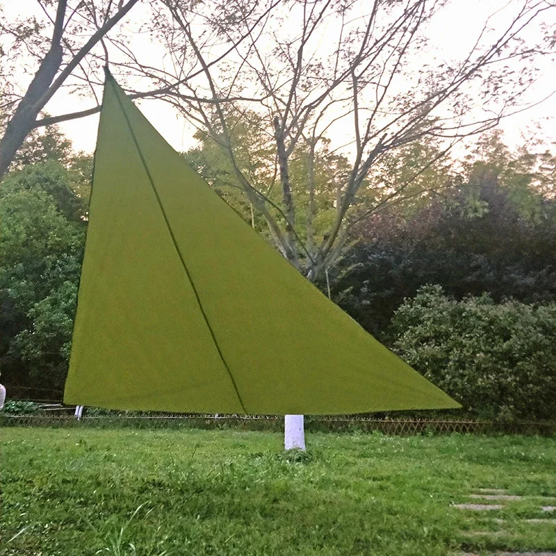 Ogrodowa żagiel przeciwsłoneczny trójkątna tkanina przeciwsłoneczna cień markiza do wodoodpornych ogrodów zewnętrznych i tarasów balkon Camping