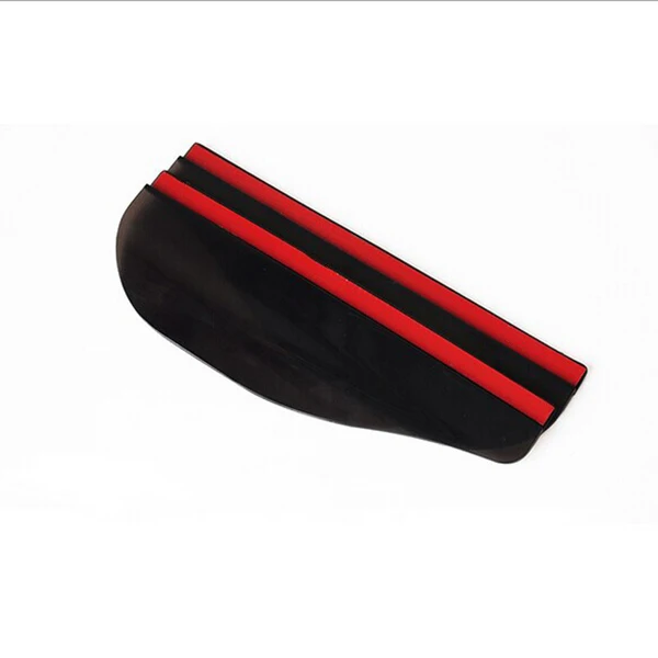 

2pcs Pvc Rear View Side Shield For Car Suv Truck Black 18.5X6Cm Rain Deflector Windproof Automotive Accessory Fits 7 Inch