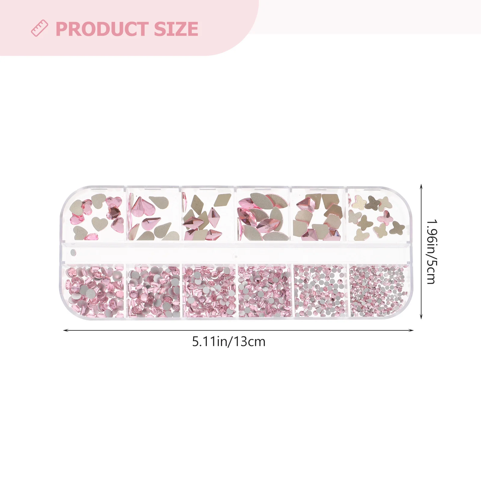 1 صندوق غير النظامية مسمار الماس Diy بها بنفسك مانيكير حلية خفيفة الوزن دائم البريق ديكور للأظافر الأحذية الملابس الحرفية مسمار الفن