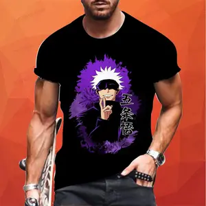 Big Naruto Anime T-Shirt for Men, Cool Ninja Tops, Hip Hop, Sasuke, Kakashi, Hip Hop, Summer Fashion, Y2K, New, 2022, 110-6xl 6 Main Sales Naruto Shirt - №5