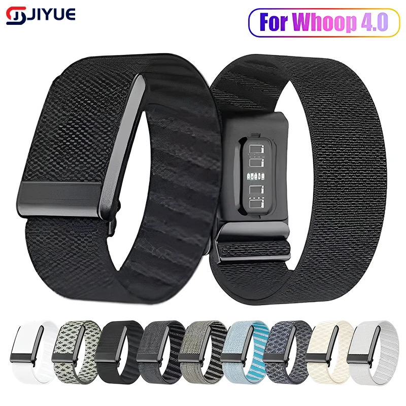 

Replacement Nylon Sport Band Knit Watch Strap Wristband U-shaped Metal Frame Men Woman Fitness For Whoop 4.0 Wearable Activity