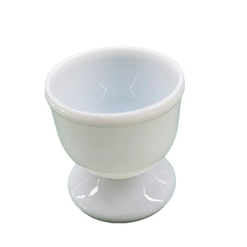 4/8pc Egg Holder White Egg Cup Holder Hard Soft Boiled Eggs Breakfast Egg Holder Banquet Eggs Supplies Boiled Eggs Container