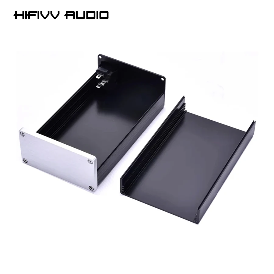 

W92*H47*D158mm Aluminum Chassis Empty Case Headphone Amplifier Enclosure Hifi DIY House Split Power Supply Shell Audio Small Box