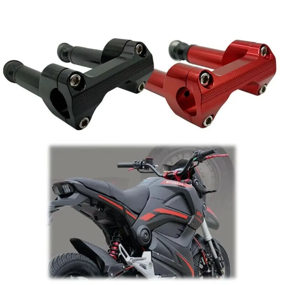 28MM Motorcycle HandleBar Handle Bar Base Tap Rod Mount Clamps Riser Aluminium 1PC image 2