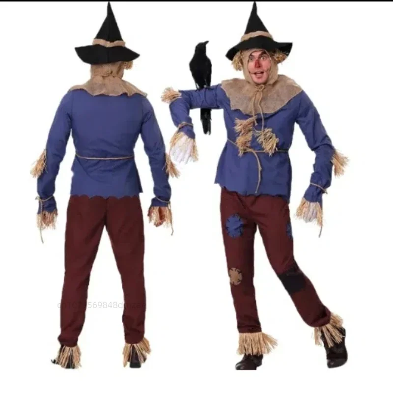 Halloween Cosplay Costume for The Wizard of Oz, Lion Scarecrow Cosplay Costume for Stage Plays and Holiday Gatherings