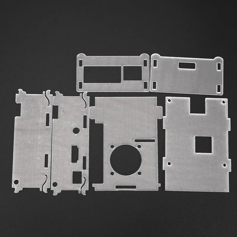 Para raspberry pi 3 modelo b + (plus) caixa de acrílico transparente capa escudo + ventilador refrigeração + dissipador calor alumínio para raspberry pi 3 m