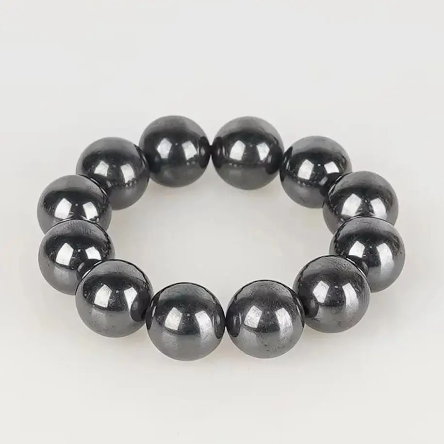 Carbon high frequency meteorite 18mm  20mm bracelet space gem personality gift temperament versatile simple natural handmade