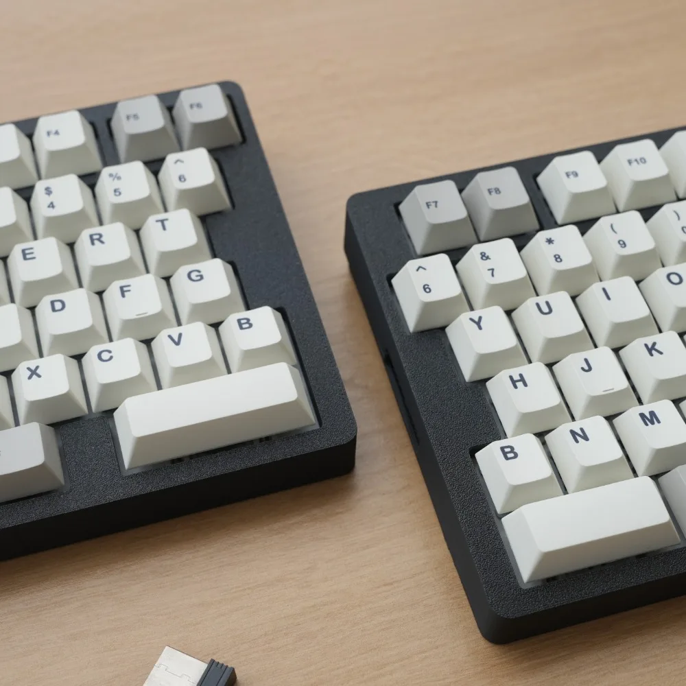 WS75 Split Ergonomic Mechanical Keyboard 75% Wireless 2.4G Hot Swappable 3D Printed Custom DIY VIAL Programmable Office Keyboard