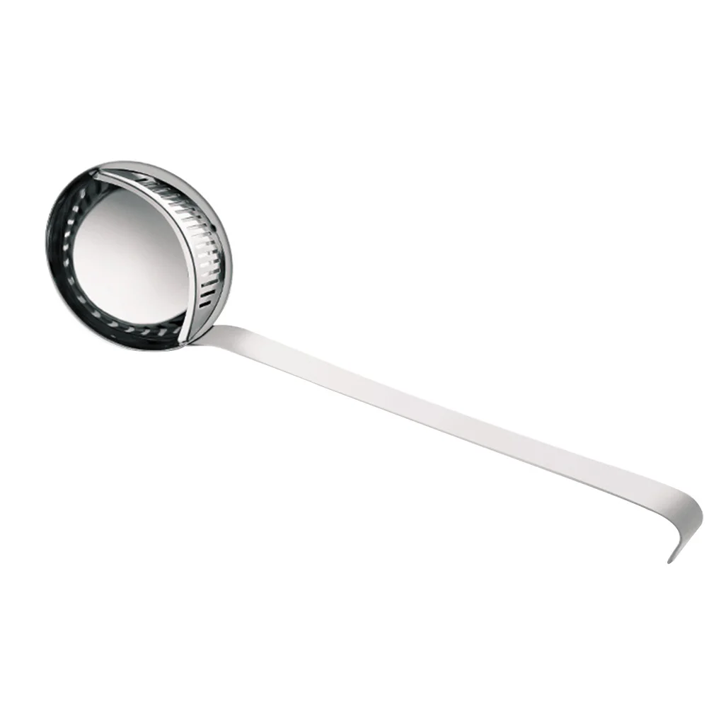 

Stainless Steel Soup Ladle Dual-Purpose Colander Kitchen Utensils Cooking Accessories Easy Storage For Hot Cookware