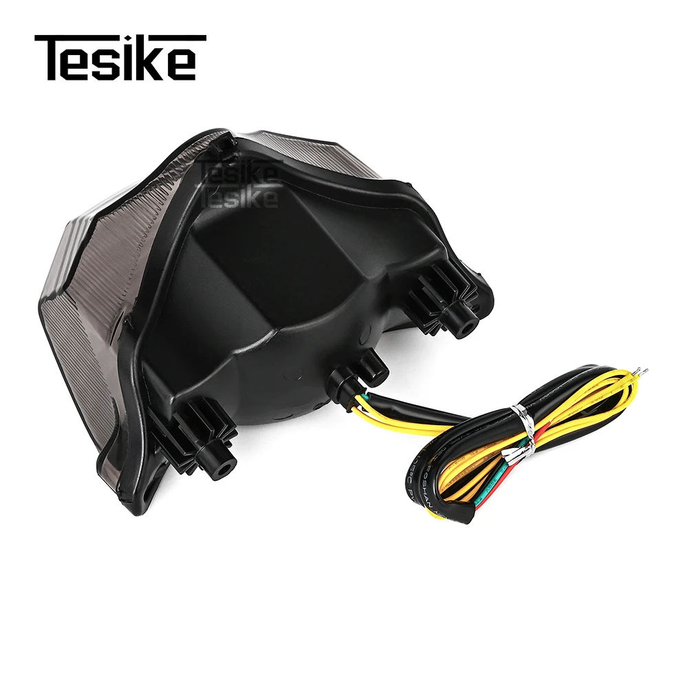 Motorcycle LED taillights brake assembly with steering rear tail light For Yamaha FZ600 FZ6 FAZER 2004 2005 2006 2007 2008 2009 view 5