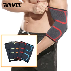 AOLIKES 1PCS Elbow Brace Compression Support - Elbow Sleeve for Tendonitis,Arthritis,Workouts,Weightlifting – Reduce Elbow Pain