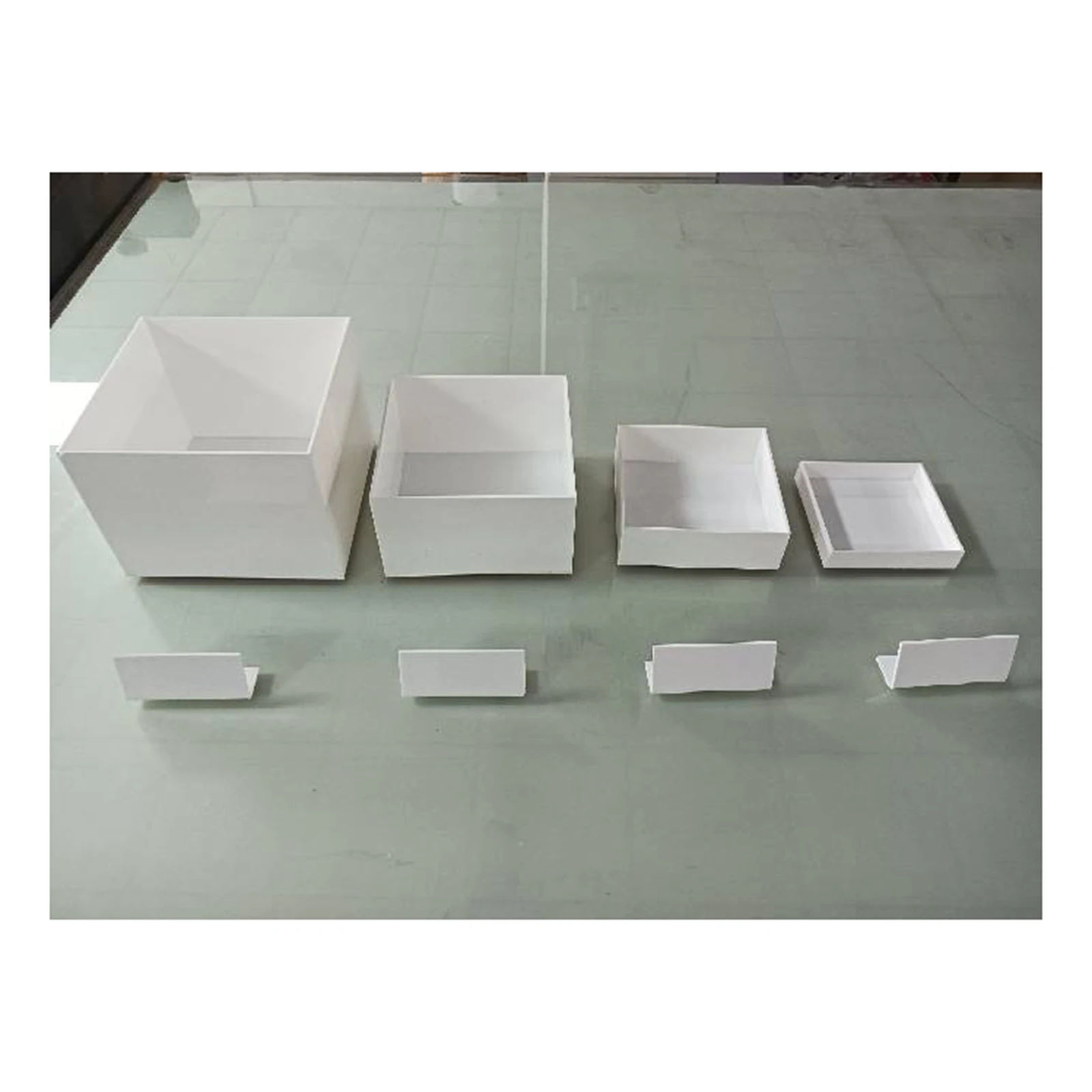 Imagem -06 - Acrílico Buffet Riser para Sobremesa Buffet Display Cubo Branco Suprimentos de Bolo Lados Pcs