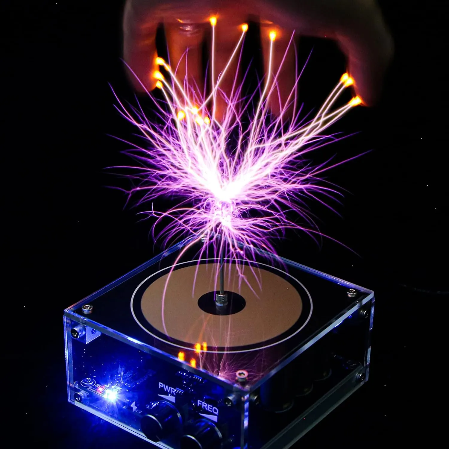 Multi-Function Tesla Music Tesla Coil Speaker, Wireless Transmission Lighting, Science and Education Experimental Products