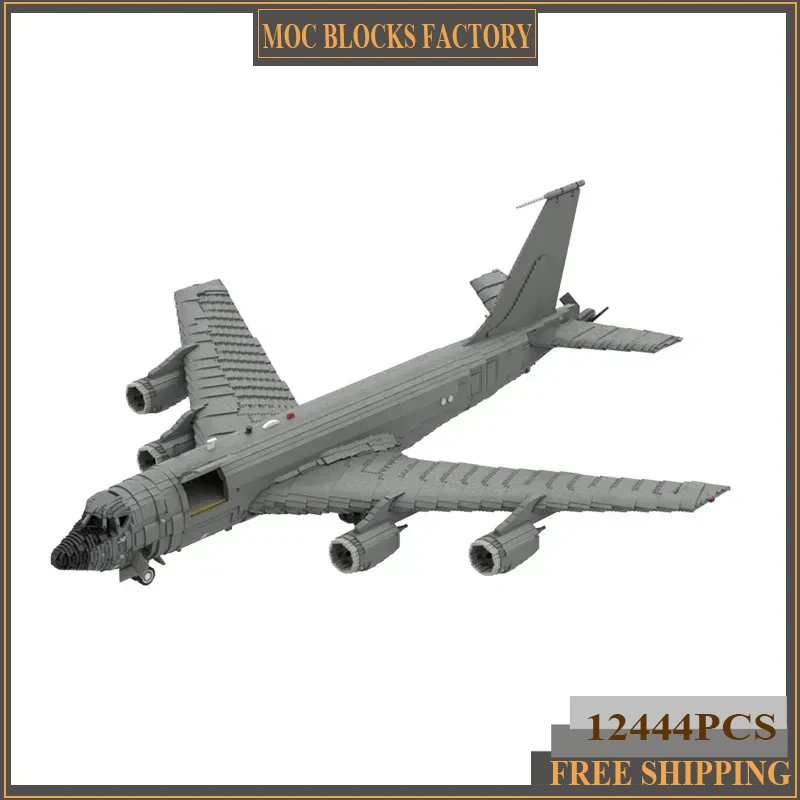 

Военная модель Moc, строительные кирпичи WW2 KC-135R Stratotanker, строительные блоки самолетов, подарки, рождественские игрушки, наборы «сделай сам», сборка