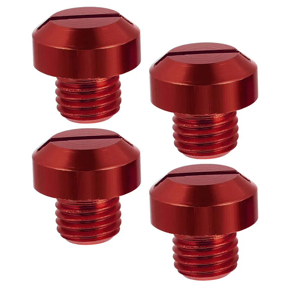 

4pcs Motorcycle Hole Plugs Durable Motorcycle Mirror Hole Screws Aluminum Alloy Rearview Accessories Bike Parts Caps
