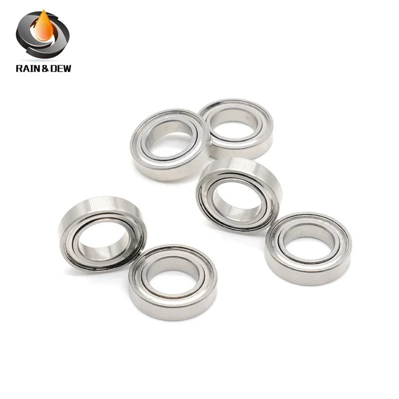 S6801ZZ Bearing ABEC-7 (10PCS) 12*21*5 mm Metric Thin Section 6801Z Stainless Steel Ball Bearings S6801 ZZ S61801