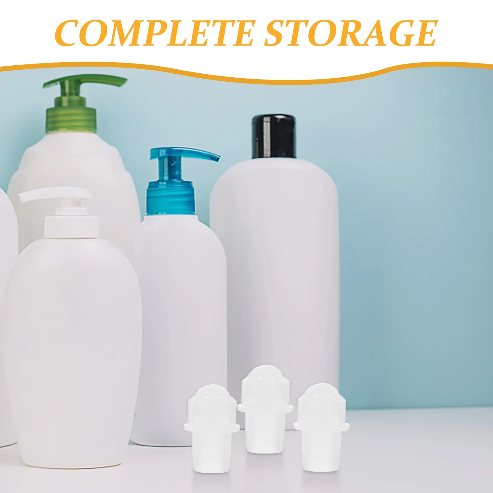 

8Pcs Essential Oil Bottle Rollers Smooth Glass Replacement Easy to Carry Lightweight for Essential Oil Bottles